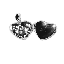 Load image into Gallery viewer, 925 Sterling Silver Heart Locket Pendant (925P111)
