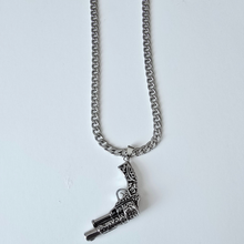 Load image into Gallery viewer, High Grade Stainless Steel Set - Chain and Handgun Pendant (SSSETPC017)

