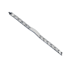 Load image into Gallery viewer, High Grade Stainless Steel Geometric ID Link Bracelet (SSBRAC036)
