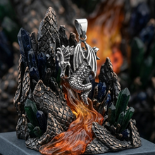 Load image into Gallery viewer, Dragon 3D 925 Sterling Silver Pendant (925P116)
