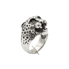 Load image into Gallery viewer, Leopard Head Ring - High-Grade Stainless Steel (SSR025)

