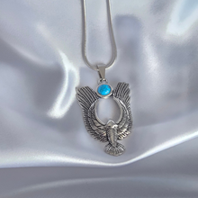 Load image into Gallery viewer, Bird spreads its wings skyward Pendant and chain, stainless steel (SSSETPC007)
