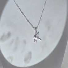 Load image into Gallery viewer, 925 Sterling Silver Dragonfly Necklace - 55 cm Chain, CZ Wings (925SETPC020)
