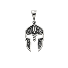 Load image into Gallery viewer, Roman Helmet 925 Silver Pendant (925P114)
