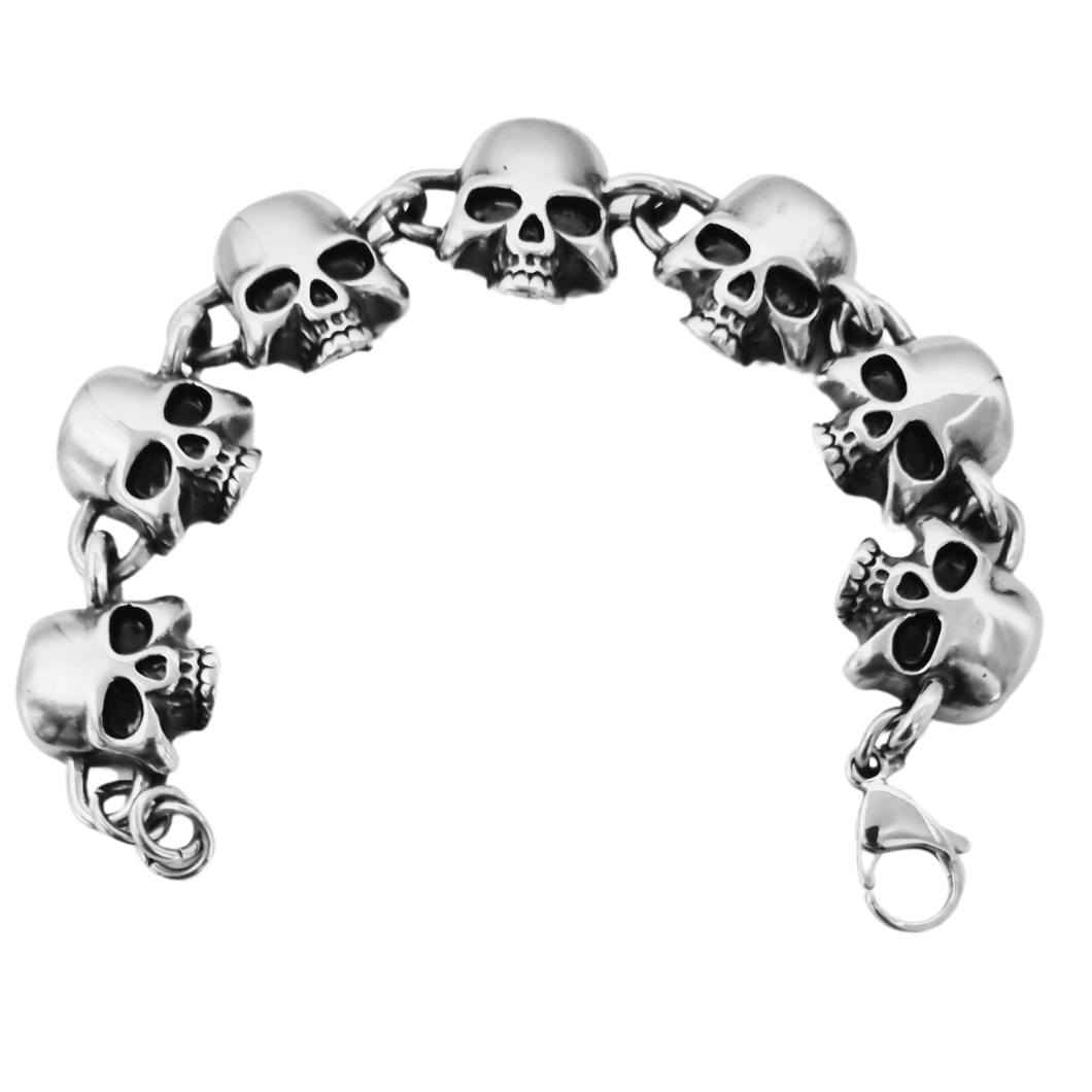 Skull Stainless Steel Bracelet (SSBRAC017)