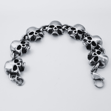 Load image into Gallery viewer, Skull Stainless Steel Bracelet (SSBRAC017)
