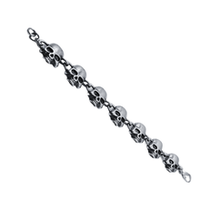 Load image into Gallery viewer, Skull Stainless Steel Bracelet (SSBRAC017)
