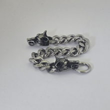 Load image into Gallery viewer, High Grade Stainless Steel Wolf Heads Bracelet (SSBRAC050)
