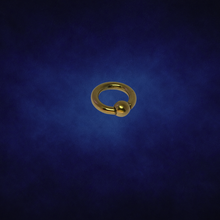 Load image into Gallery viewer, Full Closure Bar 4mm 316L Grade Surgical Steel - Golden colour (BPPAFCB403)
