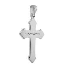 Load image into Gallery viewer, Cross Plain 925 Silver Pendant (925P010)
