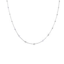 Load image into Gallery viewer, 925 Sterling Silver Beaded Chain 45cm (925C004)

