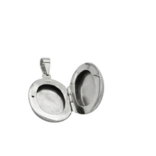 Load image into Gallery viewer, 925 Sterling Silver oval Pendant - Locket (925P109)
