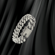 Load image into Gallery viewer, XXL Monster 925 Sterling Silver Bracelet - Heavy Curb Links, Slide-In Lock (925BRAC040)
