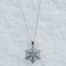Load image into Gallery viewer, 25 Sterling Silver Snowflake Pendant Set ( 925SETPC023 )
