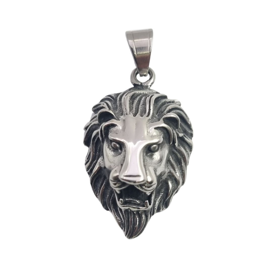Lion Head Stainless Steel Pendant (SSP005)