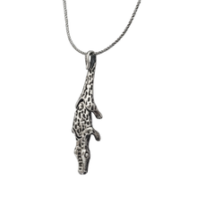 Load image into Gallery viewer, 925 Sterling Silver Crocodile Pendant and Snake Chain Set (925SETPC029)
