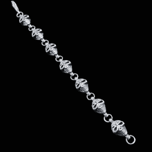 Load image into Gallery viewer, Skull link Stainless Steel Bracelet (SSBRAC020)
