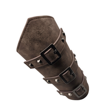 Load image into Gallery viewer, Men, Women Brown PU Wrap Bracelet (LBRAC003)
