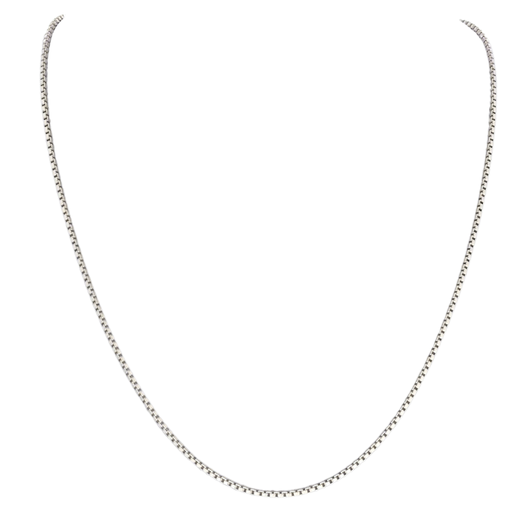 925 Sterling Silver Box Chain - 55cm (925C018)