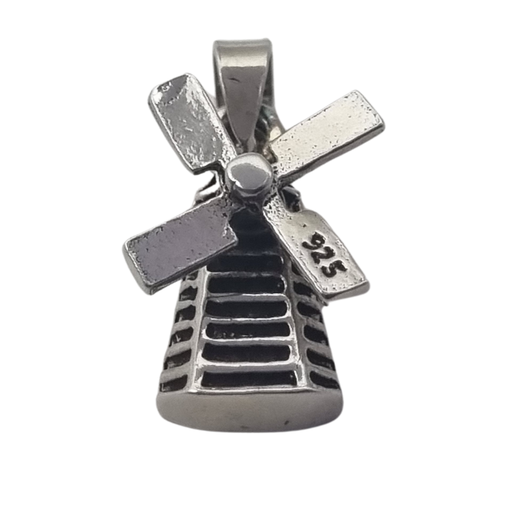 Windmill 925 Silver Pendant (925P034)