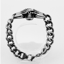 Load image into Gallery viewer, Skull Curb Stainless Steel Bracelet (SSBRAC027)
