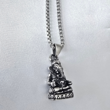 Load image into Gallery viewer, High Grade Stainless Steel Set - Chain and Ganesha Pendant (SSSETPC012)
