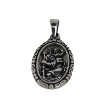 Load image into Gallery viewer, Saint Christopher 925 Silver Pendant (925P014)
