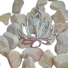 Load image into Gallery viewer, Lotus Flower 925 Silver Pendant (925P003)
