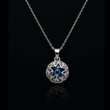 Load image into Gallery viewer, Sterling Silver 925 Evil Eye Pendant Necklace (925SETPC039)
