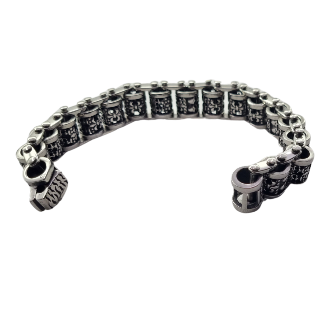 Gothic style bike shape Stainless Steel Bracelet (SSBRAC022)