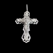 Load image into Gallery viewer, 925 Sterling Silver Pendant Cross with Crucifix (925P071)
