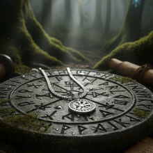 Load image into Gallery viewer, High-Grade Stainless Steel Vegvisir Necklace Set Chain and Pendant (SSSETPC022)
