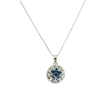Load image into Gallery viewer, Sterling Silver 925 Evil Eye Pendant Necklace (925SETPC039)
