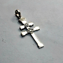 Load image into Gallery viewer, 925 Sterling Silver Cross Pendant 3 cm x 1.6 cm (925P094)
