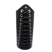 Load image into Gallery viewer, Men, Women Black PU Wrap Bracelet (LBRAC001)
