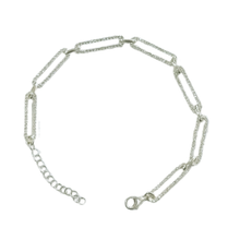 Load image into Gallery viewer, Elegant 925 Sterling Silver Bracelet with CZ stones (925BRAC008)
