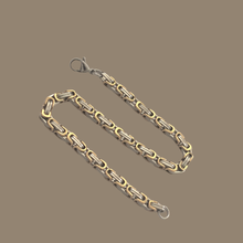 Load image into Gallery viewer, High-Grade Stainless-Steel Bali Design Two Tone Bracelet (SSBRAC049)
