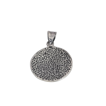 Load image into Gallery viewer, 925 Sterling Silver Disk Pendant Muslim themed (925P091)
