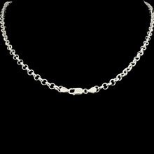 Load image into Gallery viewer, Elegant 925 Sterling Silver Ladies Chain - 5.5mm Ring Diameter, 60cm (925C022)
