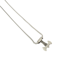 Load image into Gallery viewer, High Grade Stainless Steel Set - Chain and Double Headed Axe Pendant (SSSETPC013)
