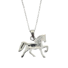 Load image into Gallery viewer, 925 Sterling Silver Wild Horse Pendant Necklace (925SETPC041)
