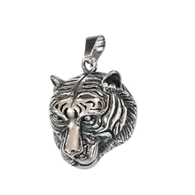 Load image into Gallery viewer, High Grade Stainless Steel Pendant Tiger&#39;s Head (SSP045)
