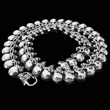 Load image into Gallery viewer, Skull Necklace Stainless Steel Chain Heavy Duty (SSC013)
