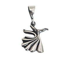 Load image into Gallery viewer, 925 Sterling Silver Pendant whirling Dervish (925P092)
