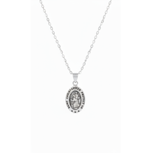 Load image into Gallery viewer, Saint Christopher Pendant Necklace - 925 Sterling Silver - 50cm Chain (925SETPC003)
