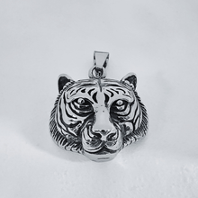 Load image into Gallery viewer, High Grade Stainless Steel Pendant Tiger&#39;s Head (SSP045)
