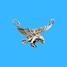 Load image into Gallery viewer, 925 Sterling Silver Pendant landing Eagle (925P060)
