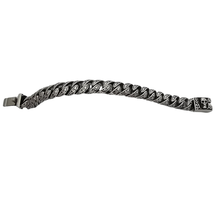 Load image into Gallery viewer, High-Grade Stainless Steel Bold Curb Skull Clasp Bracelet (SSBRAC043)
