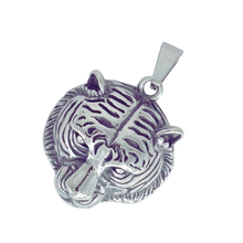 Load image into Gallery viewer, High Grade Stainless Steel Pendant Tiger&#39;s Head (SSP045)
