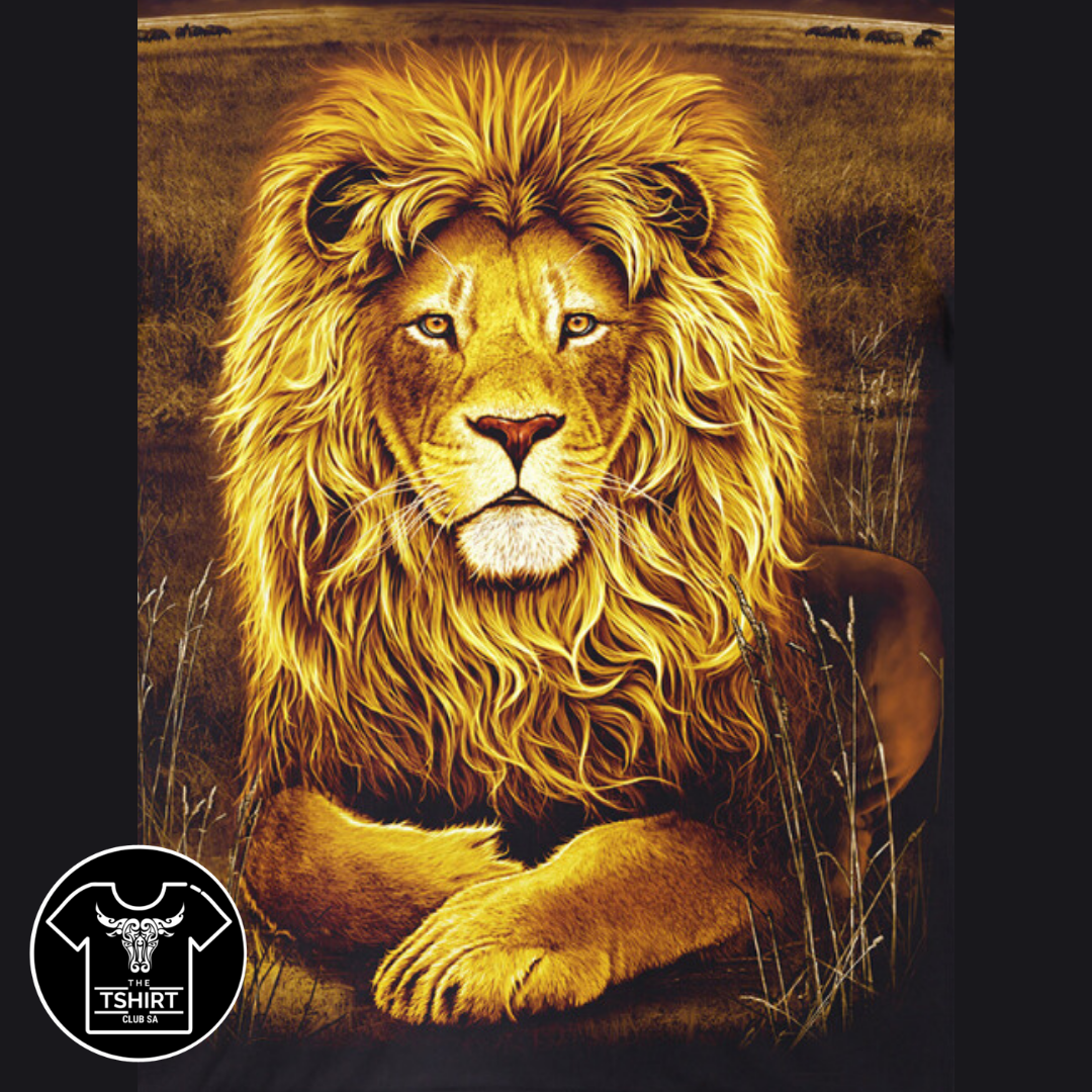 Lion Full Print Short sleeve T-shirt (TS003) – The TShirt Club SA
